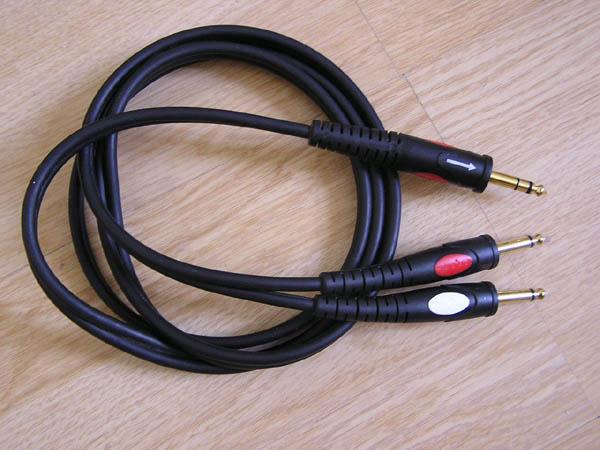 Cable de audio Proel con conectores jack mono/stereo calidad profesional