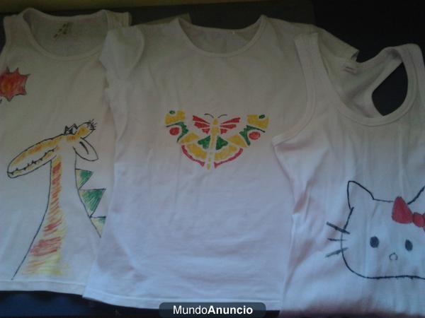 Camisetas pintadas por mi