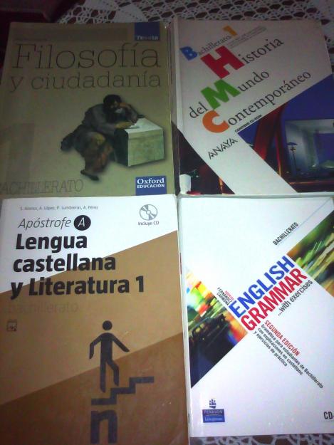 Libros de 1º de Bachillerato