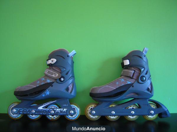 PATINES EN LINEA OXELO TALLA 38 PARA CHICA