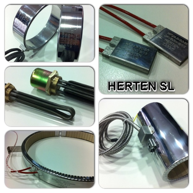 Resistencias electricas de abrazadera de mica y abrazadera ceramica