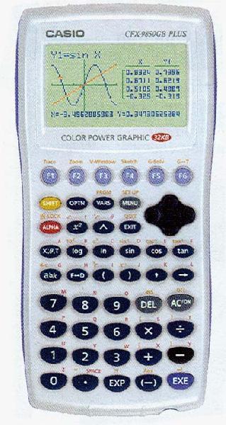 VENTA CALCULADORA PROGRAMABLE Casio Color Power Graphic. Cfx-9950gb Plus-we