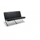 Sillón de Diseño Barcelona 3 Lugares Negro - mejor precio | unprecio.es