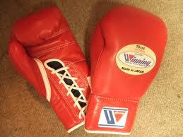 Guantes de boxeo Winning 10 Oz MS-300. Color rojo. NUEVOS, importados de Japón