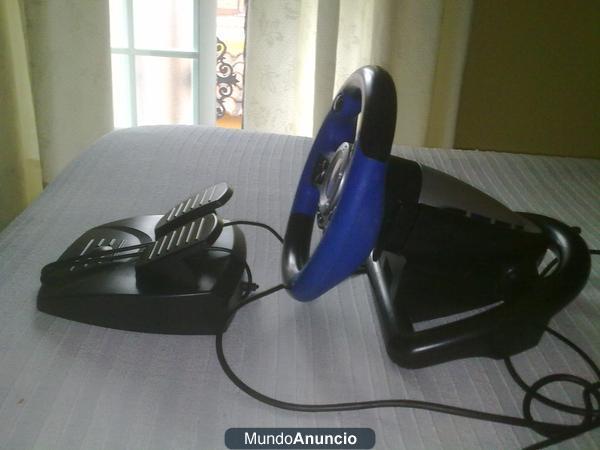 VENDO VOLANTE Y PEDALES PARA PS2 25 EUROS negociables!! BUEN ESTADO