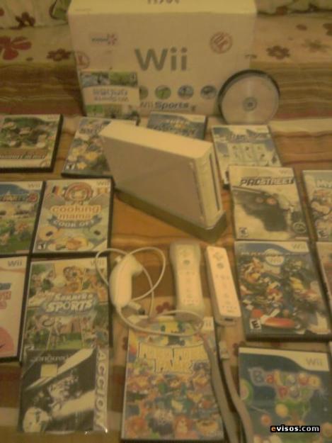 Vendo Nintendo Wii completisima y con muchos extras + movil sharp gx 17