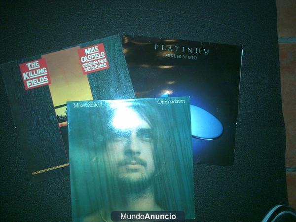 vendo tre discos vinilo MIKE OLDFIELD