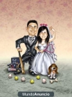 INVITACIONES DE BODA CON TU RETRATO CARICATURIZADO - mejor precio | unprecio.es