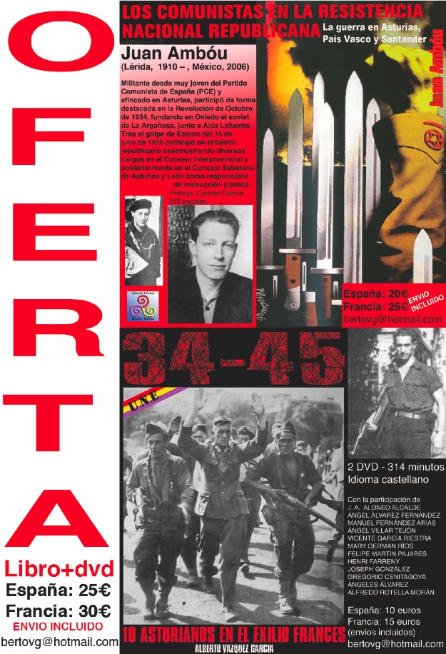 Juan Ambóu 1934 exilio guerra civil maquis guerra mundial