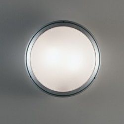 Artemide Pantarei 190 fluorescente: policarbonato opalino-aluminio - iLamparas.com