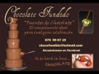 Chocolate Fundido, fuentes de chocolate, para eventos ,en el norte de España. - mejor precio | unprecio.es