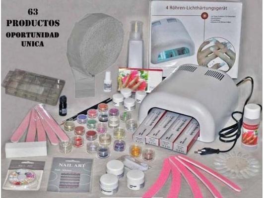 kit uñas de gel nuevo xxxl lampar 36 wattios