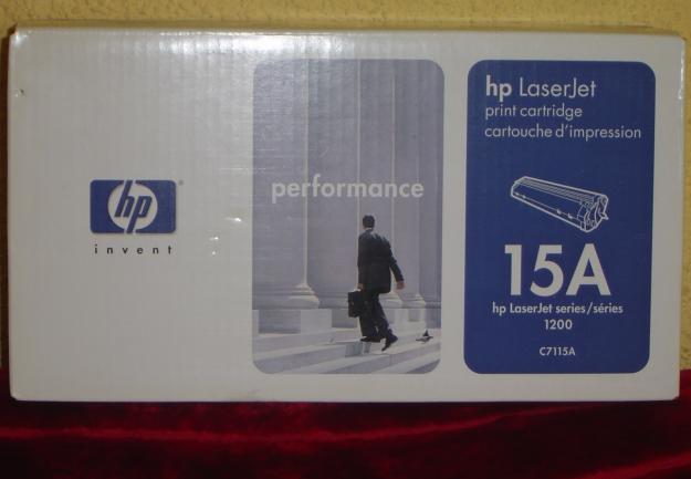 Toner en su caja original precintada HP ref.15A (C7115A) Black -para la HP Laserjet 1200