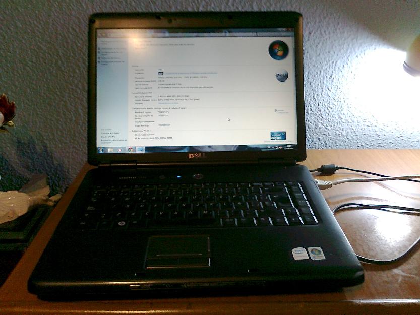 Dell vostro 1500 intel core 2 duo t5470 2gb hdd 160 gb portatil ,office 2007