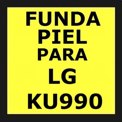 FUNDA DE PIEL PARA LG KU990
