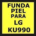 FUNDA DE PIEL PARA LG KU990 - mejor precio | unprecio.es