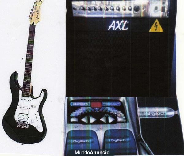 Guitarra electrica YAMAHA+AMPLI AXL G60 Y PEDAL DIGITECH