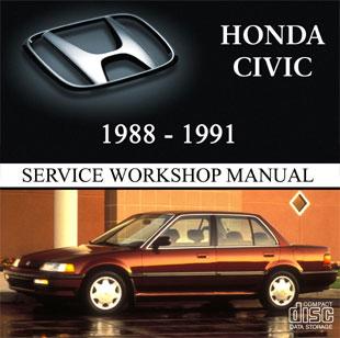 Honda Civic Ballade 1988 1991 Workshop Manual