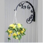 Europea de flores de hierro canasta de flores canasta de gancho rack cortinas de hierro de pared - mejor precio | unprecio.es
