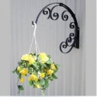 Europea de flores de hierro canasta de flores canasta de gancho rack cortinas de hierro de pared - mejor precio | unprecio.es