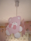 Lampara de oso rosa dormitorio infantil - mejor precio | unprecio.es