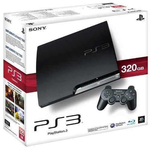 PS3 Slim 320GB + 2 mandos + 10 juegos como nueva (1 año de garantia)