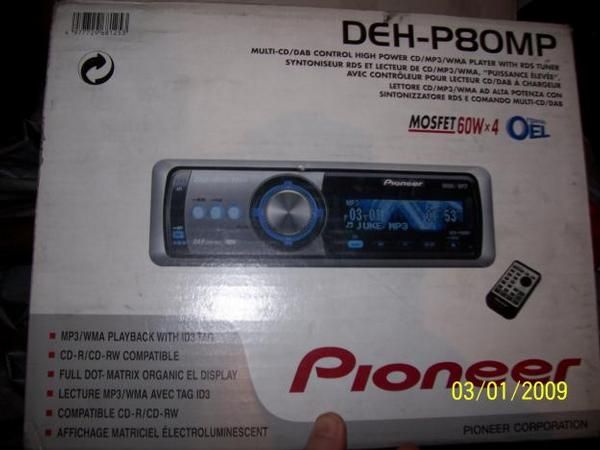 radio cd mp3 pioneer deh con mando
