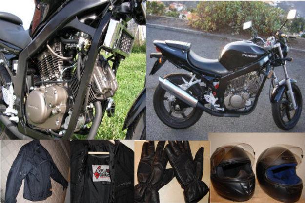 vendo hyosung comet 125 cc en negro