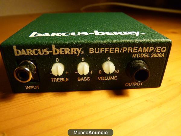 PREAMPLIFICADOR PARA VIOLIN BARCUS BERRY 3000A COMO NUEVO