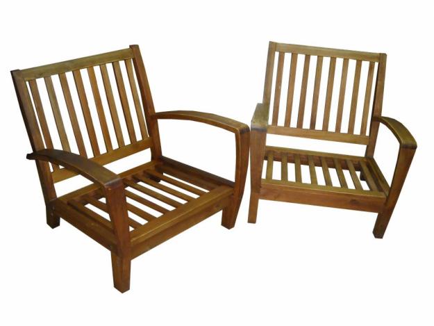Juego de jardín de madera dura