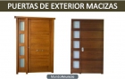 PUERTAS DE EXTERIOR EN MADERA MACIZA - mejor precio | unprecio.es