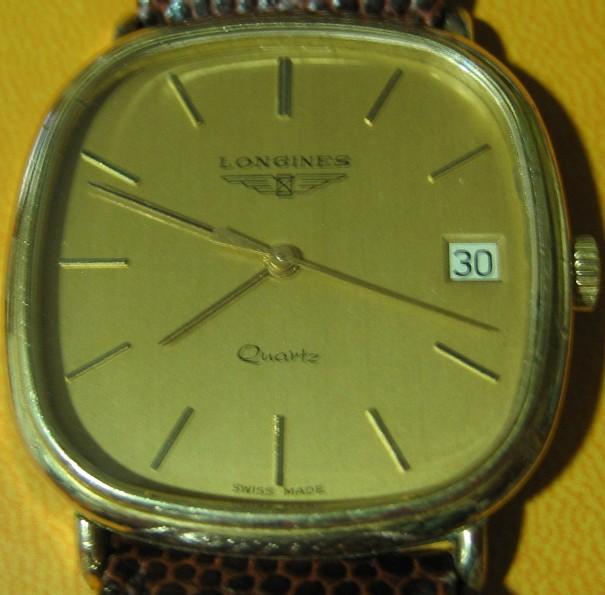 Reloj LONGINES QUARTZ CHAPADO EN ORO