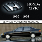 Honda Civic Ballade 1992 1995 Workshop Manual - mejor precio | unprecio.es