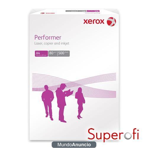 Caja de Papel Para Fotocopias A4 80 gr Xerox Performer 5x500 Hojas