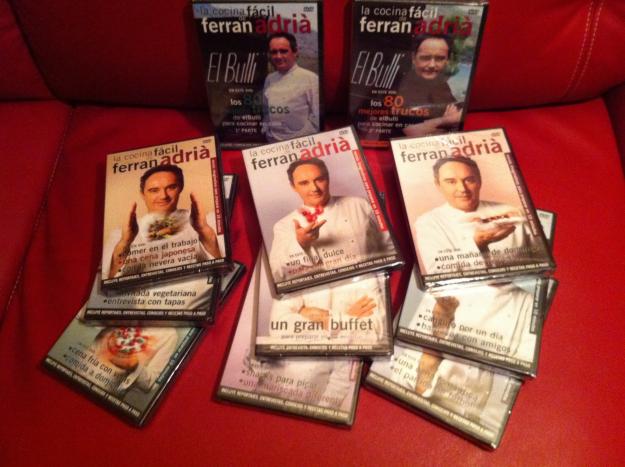 La Cocina Fácil de Ferran Adrià. 11 dvd ¡Nuevos!
