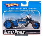 Mattel - R1089 - Vehículo sin pilas - Hot Wheels - Motos 1 / 18 - Street Power Ferenzo - Gris / Azul - mejor precio | unprecio.es