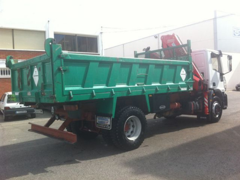 Camión cubo iveco eurocargo 280cv grua de fez 170+ basculantes