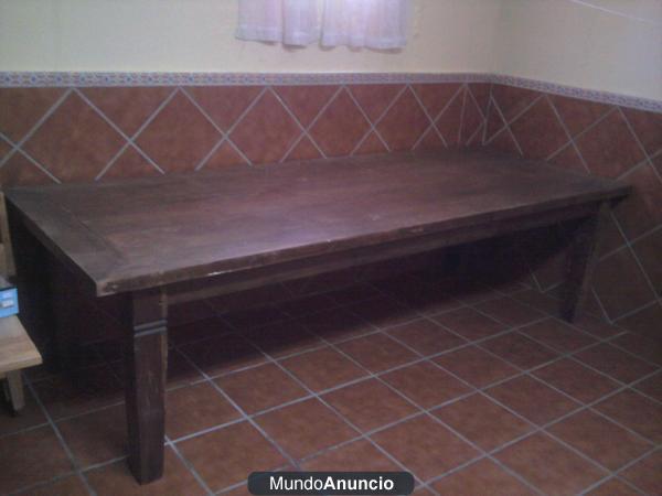 Mesa de madera maciza (2,30x1,50)