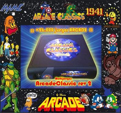 Multijuegos ARCADE JAMMA con 26.000 juegos !!