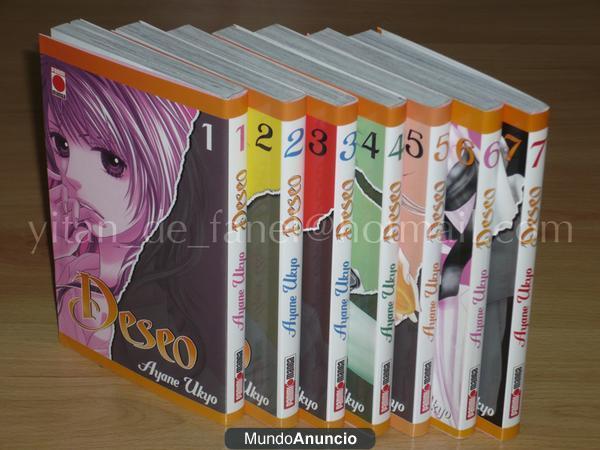 Manga Deseo tomos de 1 al 7 Completa