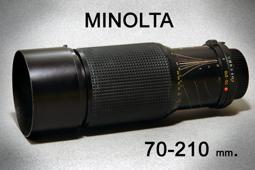 Objetivo original Minolta 70-210 mm.