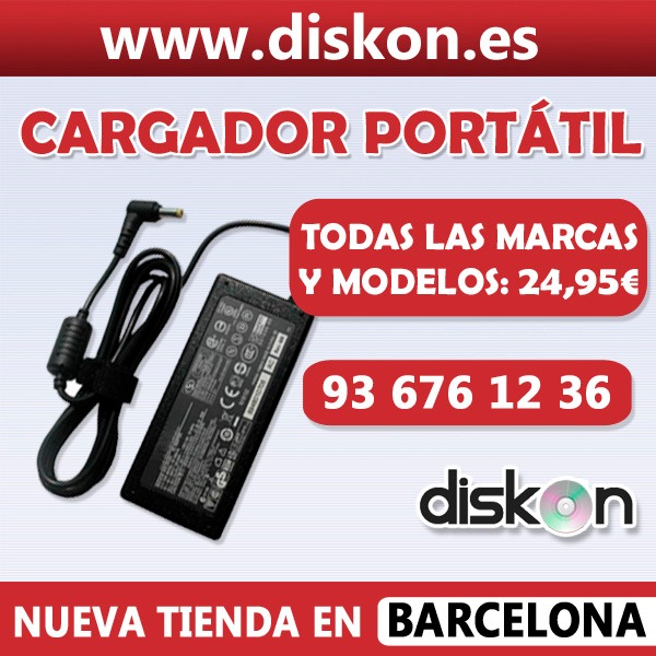 Cargador para portátil - ( tienda barcelona )