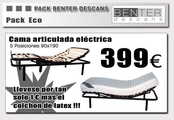 CAMA ARTICULADA ELECTRICA + COLCHON LATEX AL MEJOR PRECIO