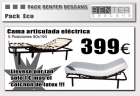 CAMA ARTICULADA ELECTRICA + COLCHON LATEX AL MEJOR PRECIO - mejor precio | unprecio.es