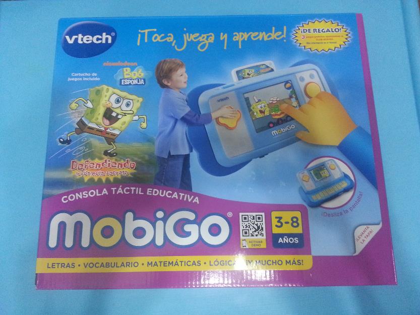 Consola mobigo mas bob esponja vtech a estrenar