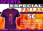 CAMISETAS PERSONALIZADAS PARA FALLAS - mejor precio | unprecio.es