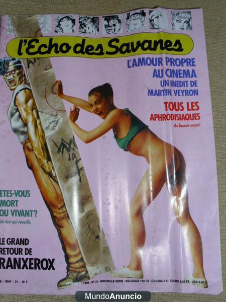 Vendo revista de COMIC en Frances 1985 con MORT OU VIVANT