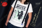 Camiseta muse pintada a mano - mejor precio | unprecio.es