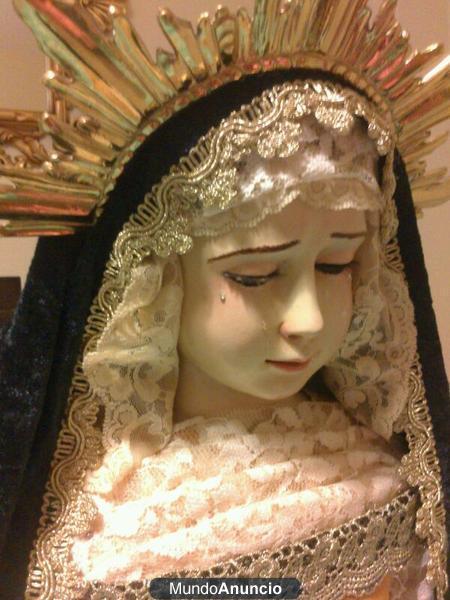 Se vende Virgen dolorosa de 90 cms, de candelero