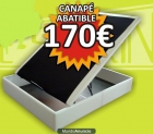 canape abatible tapizado de 90x190 - mejor precio | unprecio.es